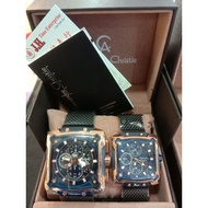 [JH TIME]Guarantee New Alexandre Christie 3ATM Couple Chronograph Watches 3039 (price per pcs)