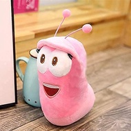 Tinuantec New Koreon Cartoon Creative Larva Plush Toy Red Yellow Pink Larva Soft Stuffed Animals Dol