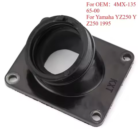 For Yamaha YZ250 YZ250D E F G LC Motorcycle Carburetor Intake Manifold Interface Adapter 4MX-13565-0