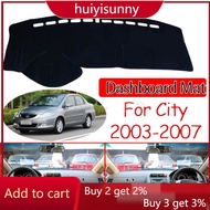 For Honda City 2003~2007 Anti-slip Mat Dashboard Cover Pad Sunshade Dashmat Protect Carpet Accessori