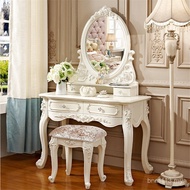 Dress Table Pastoral Mirror Simple French Princess Small Apartment Dressing Table Bedroom Wholesale 