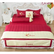 Trọn bộ chăn ga gối satin 7 món cao cấp dành cho mùa cưới làm quà biếu tặng