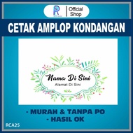 amplop kondangan amplop custom amplop sumbangan kecil 11x7cm - rca25