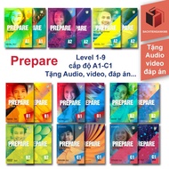 Prepare Book - 2nd Edition - SB+WB - Levels 1,2,3,4,5,6,7,8,9 (A1-C1) Print Free Audio, answers