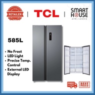 FREE SHIPPING  TCL SIDE BY SIDE FRIDGE TRSB-W585IS1