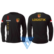 Kaos Logistik Polri Kaos Tangan Panjang Polisi Polri Logistik