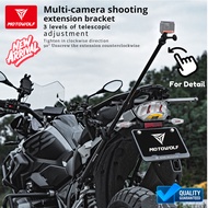 Motowolf Holder Gopro Action Cam Insta360 Flexible Monopod Bracket Stick