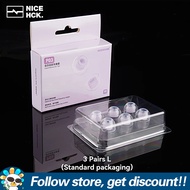 NICEHCK P03 Transparent Liquid Silicone Ear Tips Improve Three Frequencies Naturalness S/M/L Univers