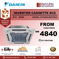 Daikin SkyAir Inverter Cassette R32 | FCFC85A/RZFC85A/F