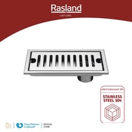 RASLAND Long Floor Drain Grate 20/30/40/50/60 Cm. With Insect Repellent Tongue | RA WT-FD2200/FD3003