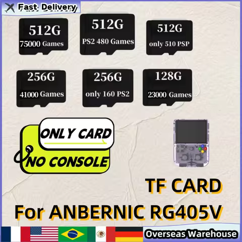 ANBERNIC RG405V Handheld Game Console TF Card Preloaded Game for Handheld Game 512G Built in 75000 G