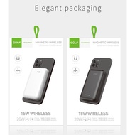 ATLAS GOLF W24PD 5000mAh PD 5W Bank Kuasa Wayarles Magnet