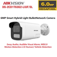 Hikvision DS-2CD1T63G2-LIUF/SL Hikvision 6MP Smart Hybrid Light Fixed Bullet Network Camera