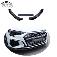 For Audi A3 Front shovel Body kit spoiler 2021-2022 Audi A3 R3 ABS Rear lip spoiler front Bumper Dif