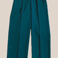 G92 กางเกงขากระบอกกลาง ตะขอหน้า ผ้าฟอร์ร่า เอวสูง