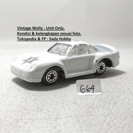 DIECAST VINTAGE WELLY PORSCHE 959 WHITE UNIT ONLY CADATOYS