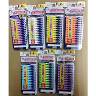 Japan JACKS I-Type Interdental Brush 15pcs No. 0 SSSS/No. 1 SSS/No. 2 SS/No. 3 S/No. 4 M/No. 5 L/No.