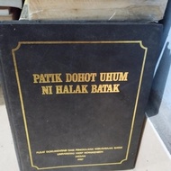 patik dohot uhum ni halak batak