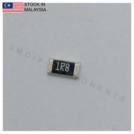 10PCS Taiwan-Grade 1.8R ±5%, 0805 SMD Resistor (1R8)