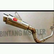 Cld pnp racing exhaust for carburetor beat motorbikes