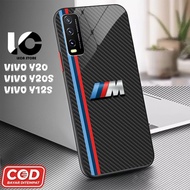 HP Softcase VIVO Y20hp VIVO Y20S V2029, V2029 Glossy Case Shiny Glass Casing Protective Mobile Phone