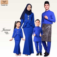 NOELLE Baju Raya Family Sedondon 2024 Baju Kurung Ibu Anak Baju Melayu Ayah Anak Baby Sedondon JURANI - ROYAL BLUE 21