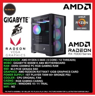 Gaming PC Desktop AMD Ryzen 5 5600/32GB/16GB/1TB SSD/512GB SSD/RX7700XT 12GB /700W
