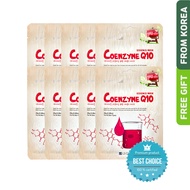 [S+MIRACLE] Coenzyme Q10 Essence Mask (10pcs), Skin Care for Damaged and Dried