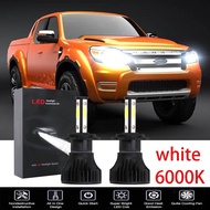 ชุดหลอดไฟหน้า LED 6000K สีขาว สําหรับ Ford Ranger (T6) 2012-2019 2 ชิ้น รับประกัน 24 เดือน