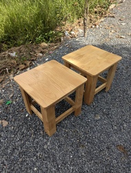 BÀN - GHẾ ĂN GỖ CAO SU ( BÀN 40X60X50CM )