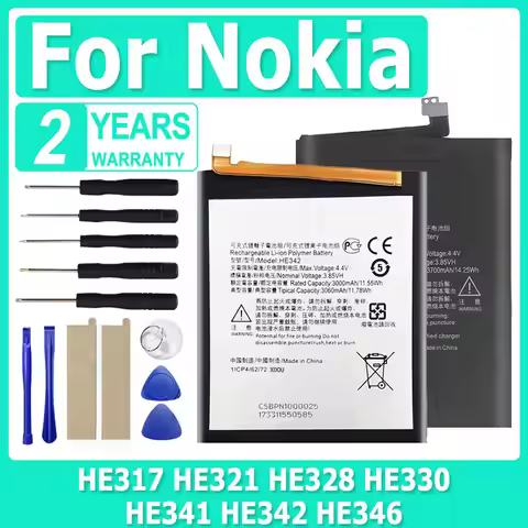 XDOU HE346 HE317 HE321 HE330 HE328 HE341 HE342 High Quality Battery For Nokia X 2.1 3 5 6 7 8 5.1 7.