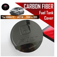 🔥SG SELLER🔥 Honda Jazz/Fit GE GE6 GE8 2008-2013 Fuel Petrol Tank Stainless Steel Hard Cover Carbon Fiber Car Accessories