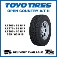 TOYO OPEN COUNTRY A/T II - LT265/65R17, LT275/65R17, LT285/70R17, 285/60R18 TYRE TIRE TAYAR