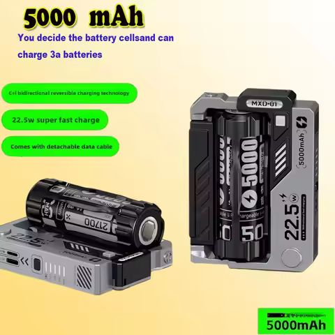 20000mAh 22.5W Replaceable Battery Pack Fast Charging External Battery Two-way Quick Charge for IPho