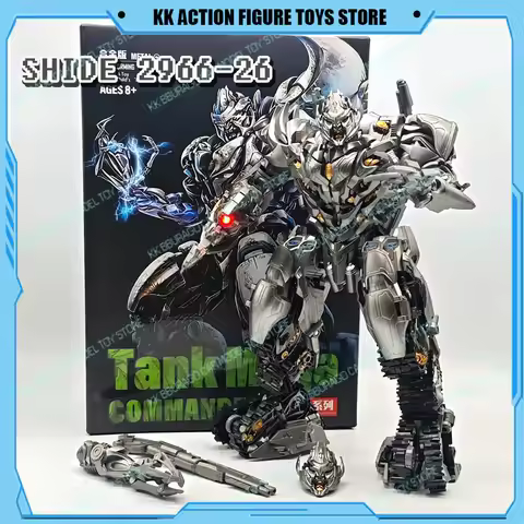 Transformation 31cm Tank Megatron Action Figures Toys SHIDE Factory 2966-26 KO LS06 Ver Birthday Pre