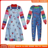 Chucky Season 2 cos Clothing Chucky Children's Overalls Set cosplay Costumes