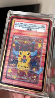 Pokemon card ptcg psa10 poncho x Pikachu 變裝x噴比卡超