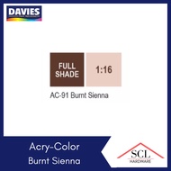 ♞DAVIES Assorted Acry color paint 60ml / 1/4 Liter Acri Color