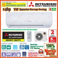 Mitsubishi 1.5hp DC Inverter Air conditioner SRK13YYF-W4 & SRC13YYF-W4 Mitsubishi Heavy Industries R