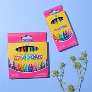 [Hot-Selling Oil Pastel] 6 Colors 12 Colors Red Box Graffiti Oily Crayon Cartoon Heavy Color Oil Pas