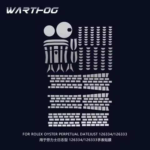 For Rolex Datejust 126334 Watch Protective Film 126333/126331 Watch 41mm Five-bead Chain Watch Film 