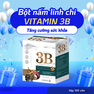 Vitamin 3B kết hợp cùng nấm linh chi đông trùng hạ thảo bồi bổ cơ thể (Hộp 100 viên)