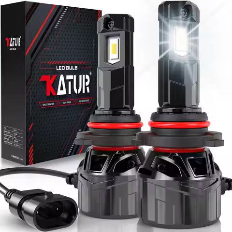 KATUR 2x High Power 9005 9006 9012 Led Car Headlight with Fan 120W Replacement Turbo Diode GC-7035 C