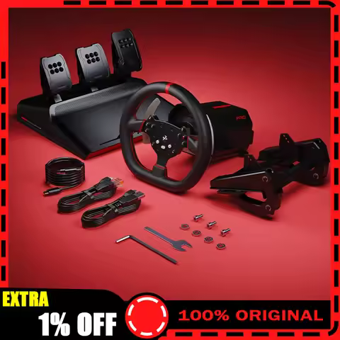 PXN V10 Pro Gaming Car Simulator Racing Gaming Steering Wheel Pedals Vibration Steering Wheel For PC