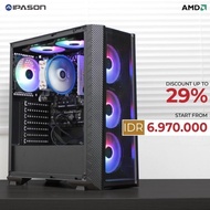 New Ipason Desktop Pc Amd R3/R5 Pro 4350G/4650G 8G 512G Ssd Gaming