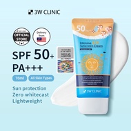 3W Clinic Sunscreen Intensive UV Sunblock Cream Refreshing Suncream Sun UV Protection SPF50 PA+++ An