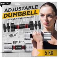 SFIDN FITS Adjustable Dumbbell 5kg | 10 kg Dumbell Barbell