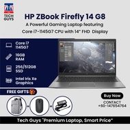 HP ZBook Firefly 14 G8 | Intel Core i7 11th Gen | 16GB RAM | 512GB SSD | Business Workstation Laptop