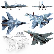 4D เครื่องบินรบ Su-33ขนส่งตัวต่อโมเดลเครื่องบินแบบถอดประกอบได้บล็อคก่อสร้างรูปของขวัญสำหรับเด็ก1: ระดับ165