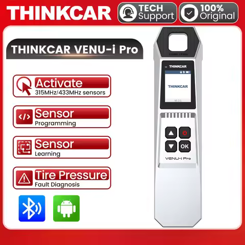 THINKCAR VENU i Pro TPMS Car Tire Pressure Diagnosis Tool 315MHz/433MHz Reset TPMS Fault for THINKSC